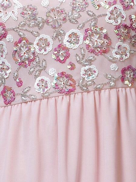 Pink Embellished Embroidered Georgette Maxi Dress For Women, Indo Western Dress, Party Wear Indian Dress, Fusion Wear, Maxi Gown Dress VitansEthnics