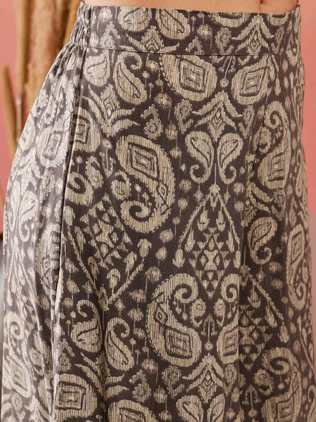 Paisley Printed Kurta with Palazzo Pants For Women, Co-Ords Set, Pant Kurti Set, Coord Set, Ethnic Indian Dress, Kurti Set, Indian Suit VitansEthnics
