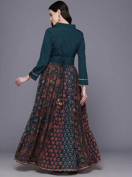 Printed Shirt With Skirt For Women, Indian Lehenga Choli, Wedding Guest Outfit, Indian Dress, Indian Gown Party Indo Western Dress VitansEthnics