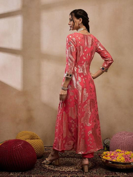 Crop Top With Palazzo Pants and Shrug Set for Women, Coord Set, Festival Outfit Ethnic Indian Dress, Wedding Guest Indo Western Outfit18 VitansEthnics