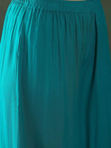 Woven Designed Sleeveless Top With Palazzo Coord for Women, Fusion Festive Outfit, Ethnic Indian Dress, Indo Western Outfit, Kurta Set3 VitansEthnics