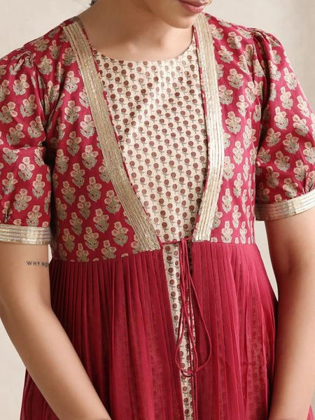 Printed Kurti With Trousers & Jacket Co-Ords Set For Women, Kurta Set With Jacket, Indo Western Outfit, Wedding Guest Ethnic Indian Dress22 EtsyImport