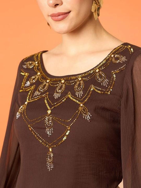 Embellished Crop Top & Draped Skirt Set For Women, Wedding Indian Top with Dhoti Skirt Set, Ethnic Indo Western Outfit, Fusion Co-ord Set14 EtsyImport