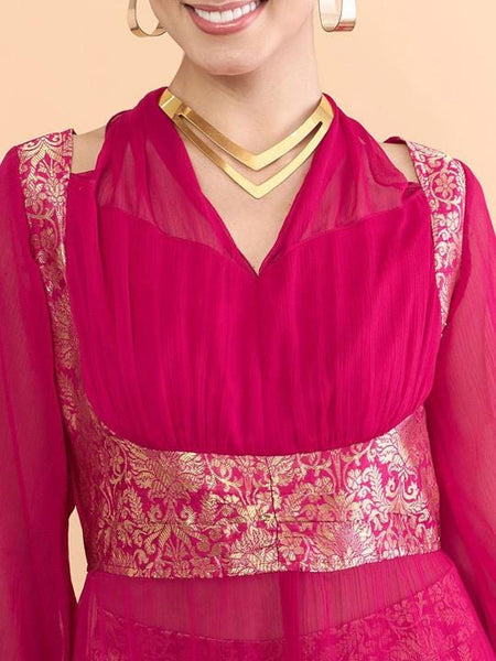 Brocade Tunic With Palazzo Set for Women, Coord Set, Festive Outfit, Ethnic Indian Dress, Party Indo Western Outfit, Wedding Guest Outfit28 EtsyImport