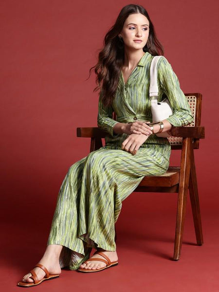 Printed Jumpsuit For Women, Indian Jumpsuit, Indian One Piece Dress, Indo Western Outfit, Fusion Outfit32 EtsyImport