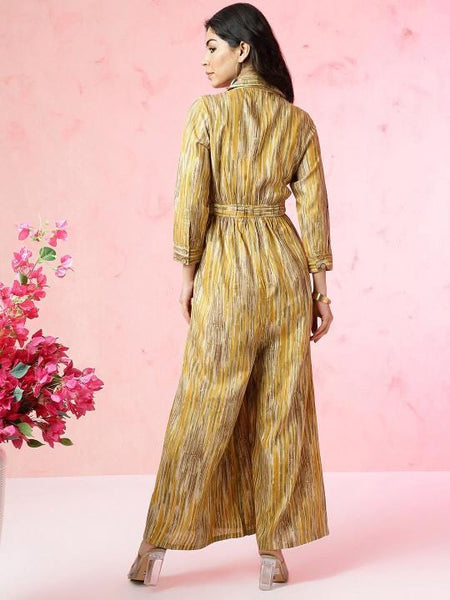 Printed Jumpsuit For Women, Indian Jumpsuit, Indian One Piece Dress, Indo Western Outfit, Fusion Outfit32 EtsyImport