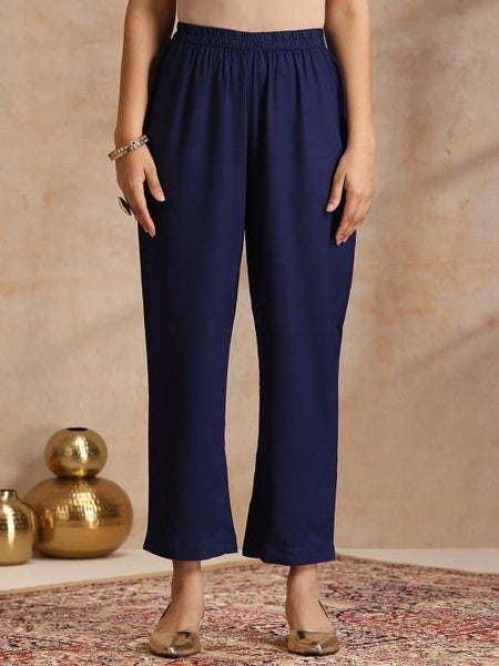 Ethnic Motifs Angrakha Kurta with Trousers & Dupatta Set For Women35 EtsyImport