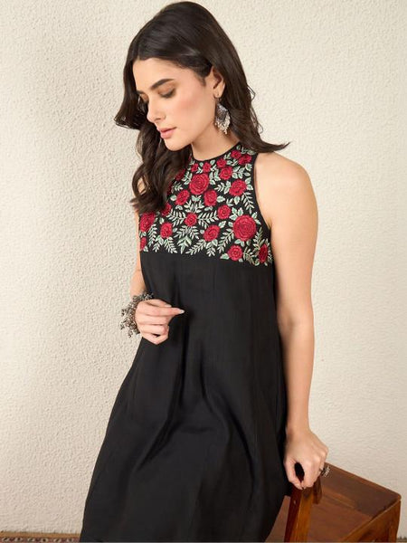 Indian Embroidered Tunic With Palazzos Co-Ords Set, Indo Western Outfit Set For Women, Fusion Outfit Set VitansEthnics