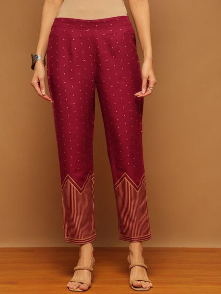 Indian Printed Top With Trousers With Belt Co-Ords Set, Indo Western Outfit Set For Women, Fusion Outfit Set VitansEthnics