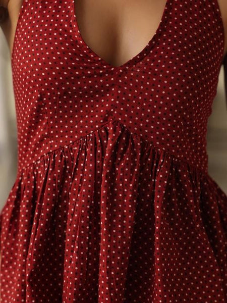 Cotton Printed Halter Neck Top with Skirt Co-Ords Set For Women, Top with Skirt Set, Indo Western Outfit, Pure Cotton Ethnic Indian Dress VitansEthnics
