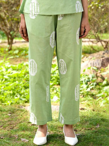 Printed Pure Cotton Tunic with Trousers & Shrug Co-Ords Set For Women, Indo Western Outfit, Ethnic Indian Dress VitansEthnics