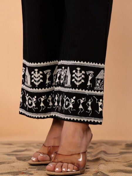 Florals Embroidered Shirt with Trousers Co-Ords Set For Women, Wedding Guest Outfit, Indian Co-Ords Set, Indo Western Dress VitansEthnics