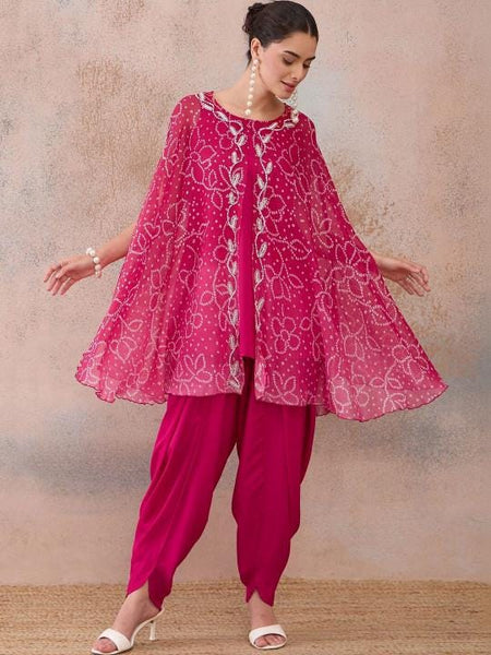 Majestic Artwork Printed Tunic with Palazzos for Women, Coord Set, Ethnic Indian Dress, Indo Western Outfit, Wedding Kurti Set VitansEthnics