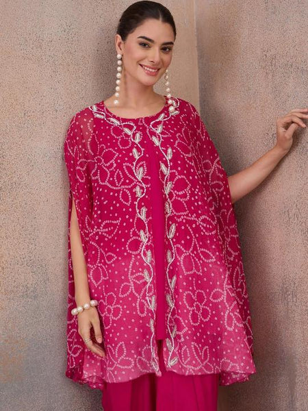 Majestic Artwork Printed Tunic with Palazzos for Women, Coord Set, Ethnic Indian Dress, Indo Western Outfit, Wedding Kurti Set VitansEthnics