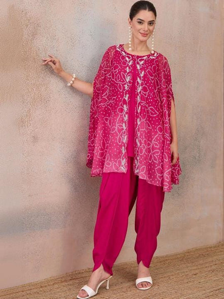 Majestic Artwork Printed Tunic with Palazzos for Women, Coord Set, Ethnic Indian Dress, Indo Western Outfit, Wedding Kurti Set VitansEthnics