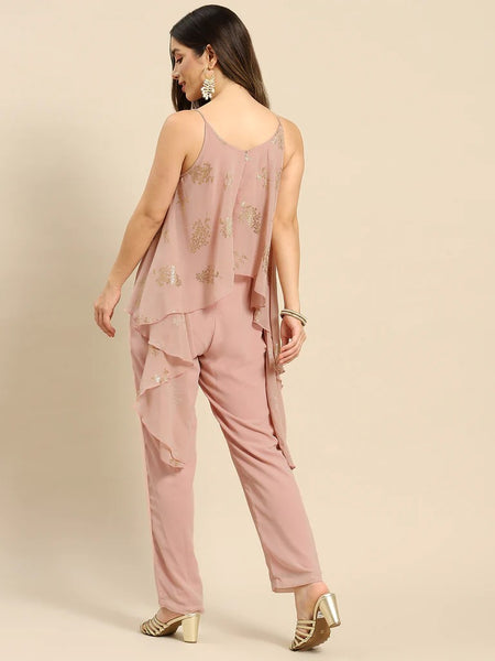 Asymmetric Drape Jumpsuit vitansethnics