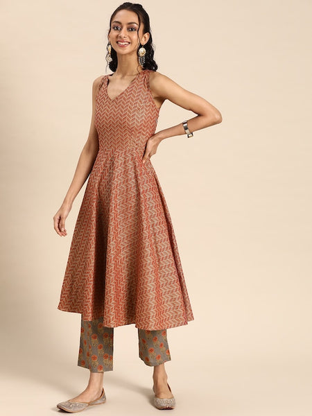 Designer Backless Kurti Set For Women vitansethnics