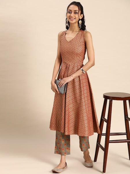 Designer Backless Kurti Set For Women vitansethnics