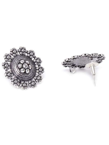 Oxidized Silver-Plated German Silver Jewelry Set VitansEthnics