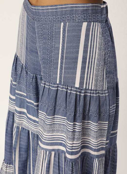 Crop Top With Sharara Pants Co-Ord Set vitansethnics