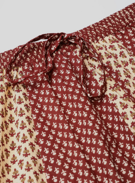 Printed Flared Maxi Skirt VitansEthnics