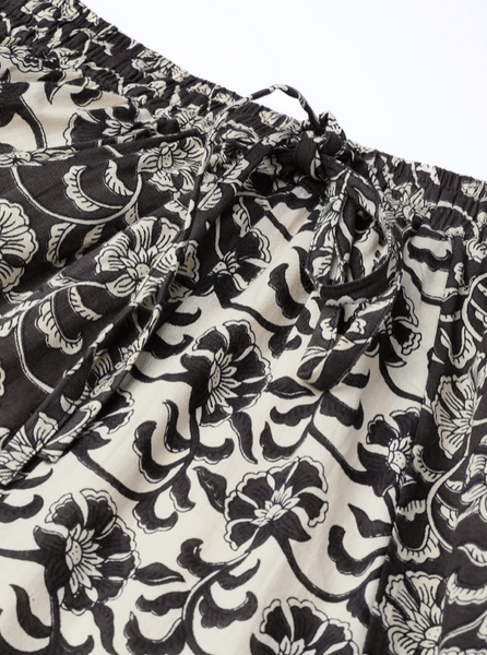 Printed Flared Maxi Skirt VitansEthnics