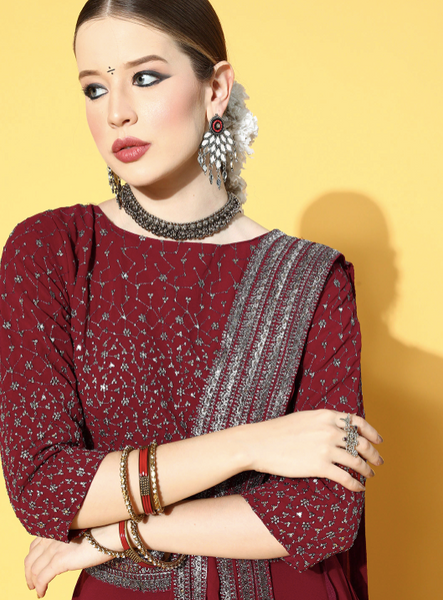 Embroidered Ready to Wear Lehenga Choli with Dupatta vitansethnics