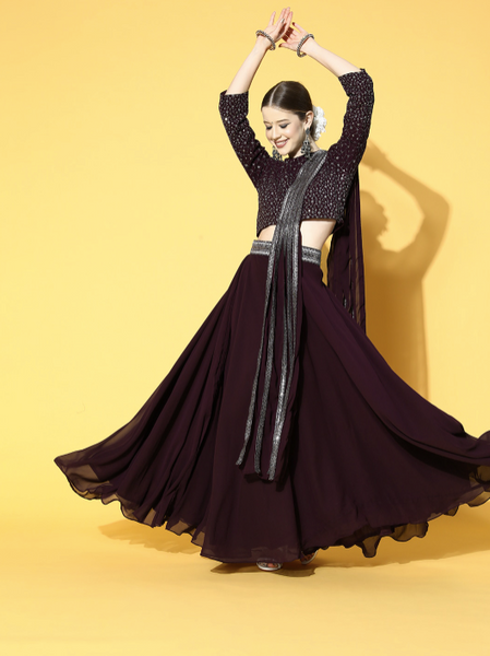 Embroidered Ready to Wear Lehenga Choli with Dupatta vitansethnics