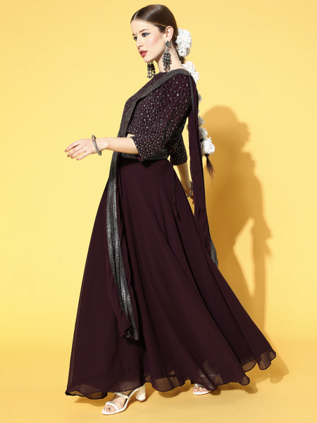 Embroidered Ready to Wear Lehenga Choli with Dupatta vitansethnics