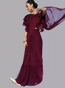 Ready To Wear Saree Set | Pre-stitched Saree vitansethnics