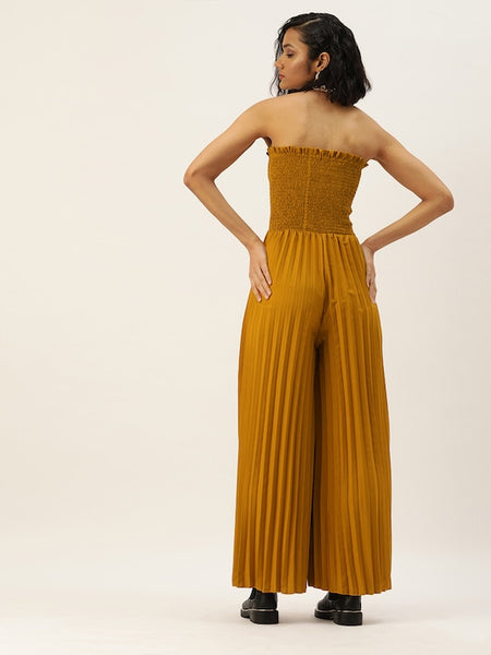 Accordion Pleated Smocked Jumpsuit VitansEthnics