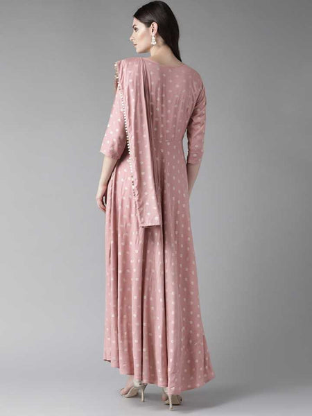 Indian Anarkali Kurti With Attached Dupatta vitansethnics