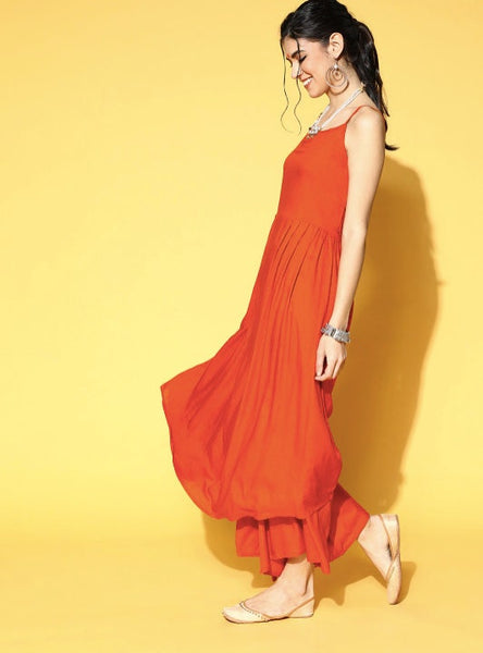 Sleeveless Kurti Set For Women VitansEthnics