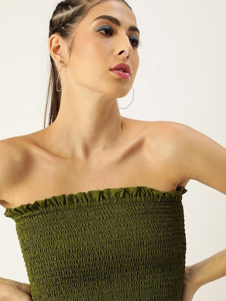 Accordion Pleated Smocked Jumpsuit VitansEthnics