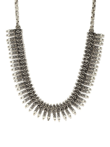 Oxidised Silver-Plated Necklace VitansEthnics