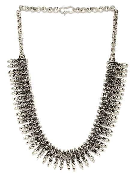 Oxidised Silver-Plated Necklace VitansEthnics