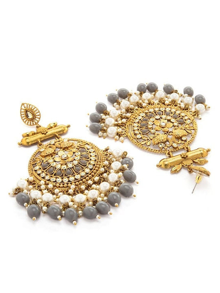Gold-Plated & Handcrafted Classic Drop Earrings, Ethnic Drop Jhumka Earrings, Indian Earrings For Women, Dangle Earrings, Bollywood Style VitansEthnics