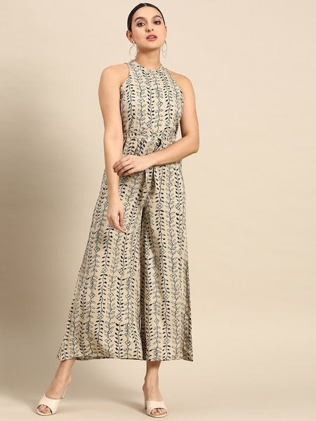 Designer Indian Printed Jumpsuit For Women, Indo Western Outfit, Indian Dress For Women, Fusion Jumpsuit, Party Wear Indian Outfit VitansEthnics