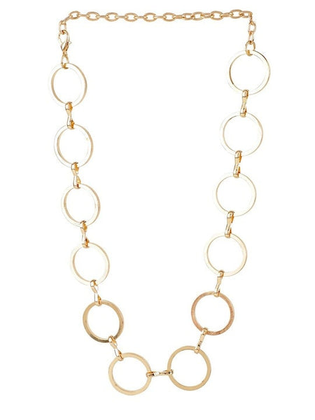 Gold-Toned Alloy Gold-Plated Choker Necklace, Choker Necklace For Women, Indian Choker, Contemporary Choker Necklace VitansEthnics