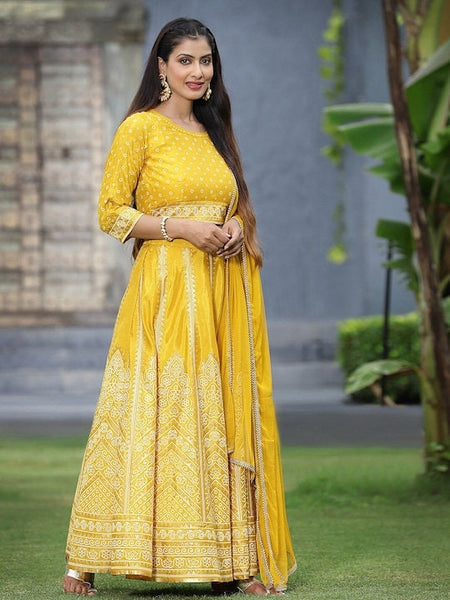 Mustard Yellow Printed Ready to Wear Lehenga Blouse With Dupatta, Indo Western Set for women, Indian Wedding Outfit, Lehenga Choli VitansEthnics