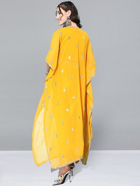 Women Embroidered Crop Top With Dhoti Skirt And Kaftan Shrug, Indo Western Ethnic Set for women, designer party wear suit, Lehenga Choli VitansEthnics