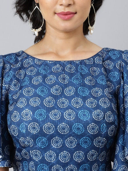 Designer Indian Ikat Printed Crop Top With Skirt And Dupatta Set, Indo Western Dress For Women, Indian Dress, Lehenga Choli, Fusion Outfit VitansEthnics