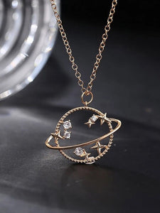 Gold-Plated Layered Necklace For Women & Girls, Necklace For Women, Contemporary Necklace With Charm, Handmade Jewelry VitansEthnics