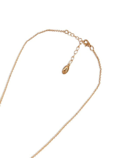 Gold-Toned Celestial Stone Necklace For Women