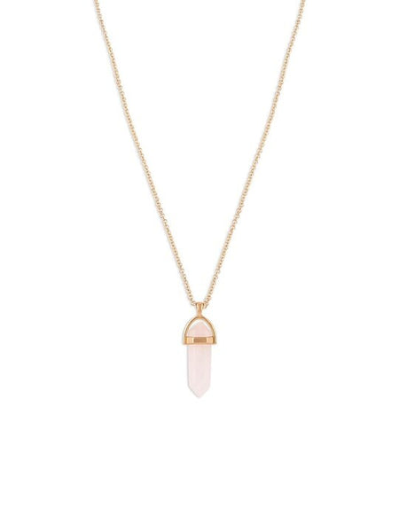Gold-Toned Celestial Stone Necklace For Women