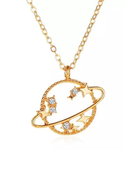 Gold-Plated Layered Necklace For Women & Girls, Necklace For Women, Contemporary Necklace With Charm, Handmade Jewelry VitansEthnics