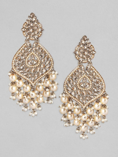 Gold-Plated Indian Jhumka Earrings