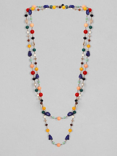 Beaded Layered Necklace For Women & Girls