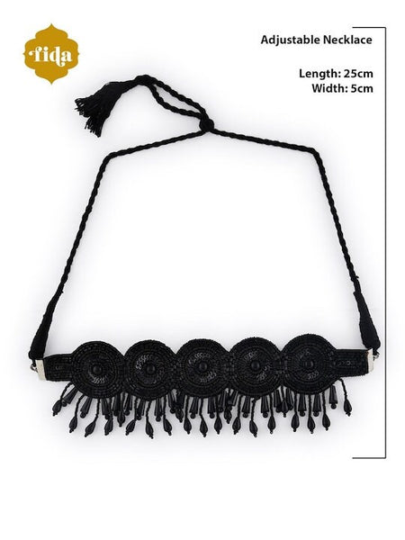 Pearl Beaded Choker Necklace For Women