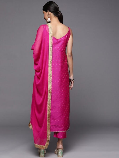 Designer Bollywood Silk Kurti With Trouser Pants And Dupatta For Women, Silk Kurti Set For Women, Party Wear Kurta Set, Indian Dress VitansEthnics